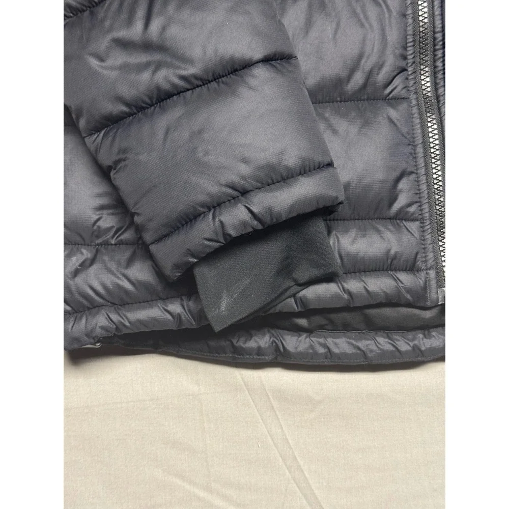 Columbia Mens Black Puffer Jacket Full Zip Quilted Insulated Coat Small